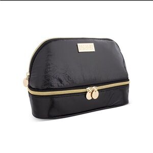 NWT Badgley Mischka  Crinkle Patent Dome Cosmetic Bag